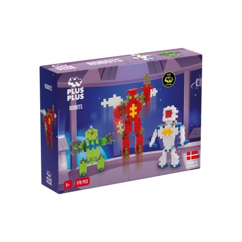 PLUS-PLUS BASIC ZESTAW Z ROBOTAMI - 170 ELEMENTÓW PLUS-PLUS BASIC ZESTAW Z ROBOTAMI - 170 ELEMENTÓW
