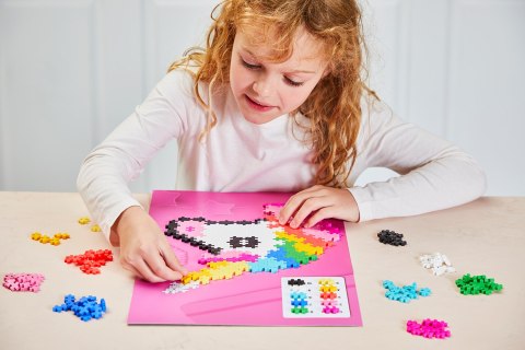 PLUS-PLUS PUZZLE BY NUMBER JEDNOROŻEC - 250 ELEMENTÓW
