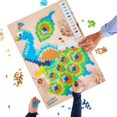 PLUS-PLUS PUZZLE BY NUMBER PAW - 800 ELEMENTÓW PLUS-PLUS PUZZLE BY NUMBER PAW - 800 ELEMENTÓW