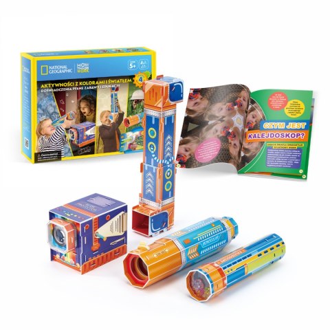 CUBIC FUN NATIONAL GEOGRAPHIC STEM AKTYWNOŚCI Z KOLORAMI I ŚWIATŁEM CUBIC FUN NATIONAL GEOGRAPHIC STEM AKTYWNOŚCI Z KOLORAMI I ŚWIATŁEM
