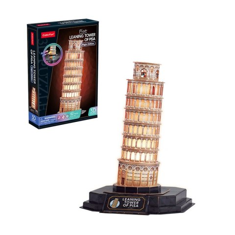 CUBIC FUN PUZZLE 3D LED KRZYWA WIEŻA W PIZIE (WERSJA NOCNA) CUBIC FUN PUZZLE 3D LED KRZYWA WIEŻA W PIZIE (WERSJA NOCNA)