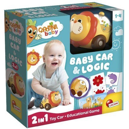LISCIANI CAROTINA BABY LEW - SAMOCHODZIK I GRA LOGICZNA LISCIANI CAROTINA BABY LEW - SAMOCHODZIK I GRA LOGICZNA