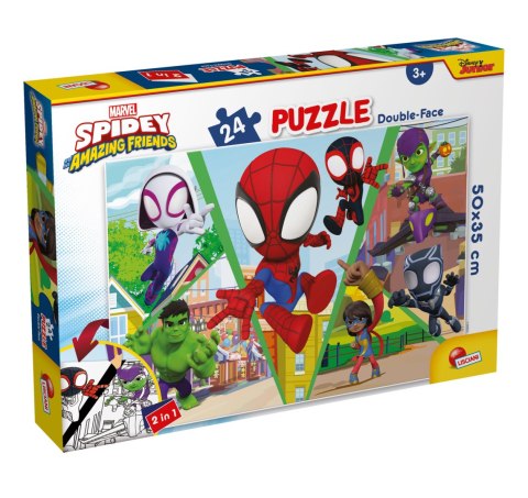 LISCIANI MARVEL PUZZLE DF PLUS 24 SPIDEY - LET"S CHALLENGE LISCIANI MARVEL PUZZLE DF PLUS 24 SPIDEY - LET"S CHALLENGE