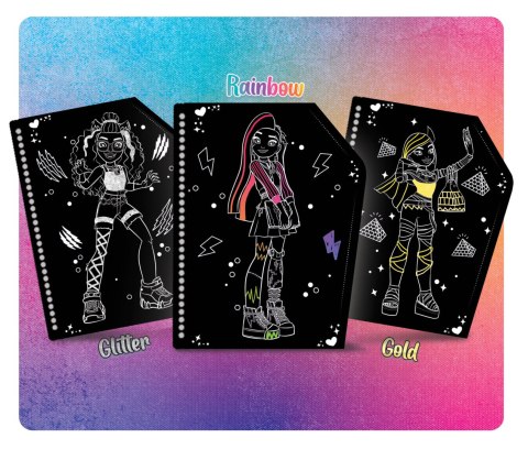 LISCIANI MONSTER HIGH SKETCHBOOK MONSTER HUG SCRATCH REVEAL LISCIANI MONSTER HIGH SKETCHBOOK MONSTER HUG SCRATCH REVEAL