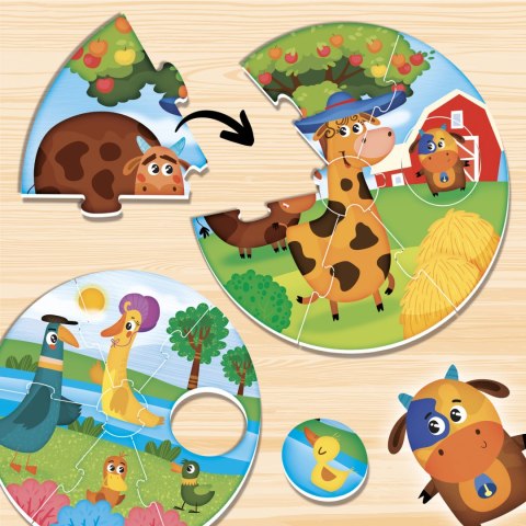 LISCIANI MONTESSORI BABY OKRĄGŁE PUZZLE LISCIANI MONTESSORI BABY OKRĄGŁE PUZZLE