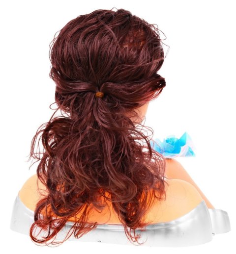 Lalka brunetka do stylizacji włosów dla dzieci 3+ Zestaw do czesania + Ozdoby akcesoria Lalka brunetka do stylizacji włosów dla dzieci 3+ Zestaw do czesania + Ozdoby akcesoria