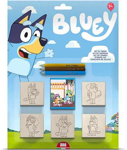 MULTIPRINT BLUEY PIECZĄTKI BLISTER 5 SZT MULTIPRINT BLUEY PIECZĄTKI BLISTER 5 SZT
