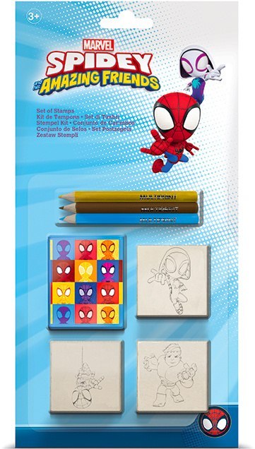 MULTIPRINT SPIDEY PIECZĄTKI BLISTER 3 SZT MULTIPRINT SPIDEY PIECZĄTKI BLISTER 3 SZT