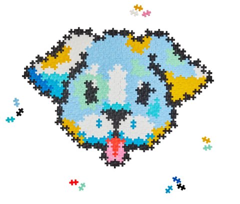 PLUS-PLUS PUZZLE BY NUMBER PIES - 500 ELEMENTÓW. PLUS-PLUS PUZZLE BY NUMBER PIES - 500 ELEMENTÓW.