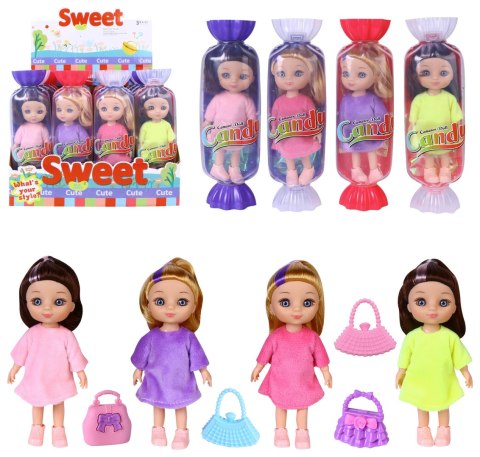 LALKA DZIEWCZYNKA 16CM W CUKIERKU 1SZT LALKA DZIEWCZYNKA 16CM W CUKIERKU 1SZT